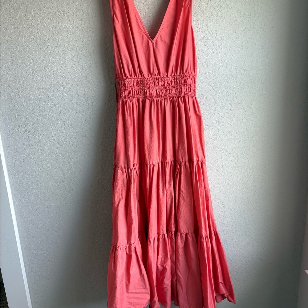 Maeve Coral Maxi Dress